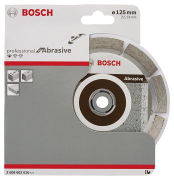 Bosch Elmas Kesme Diski Standard For Abrasive 125x22,23 mm - 2608602616