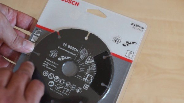 Bosch Çok Amaçlı Kesme Diski Carbide Multi Wheel 125x22,23 mm - 2608623013