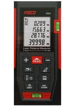 Fisco Lazer Mesafe Ölçer 40 Mt