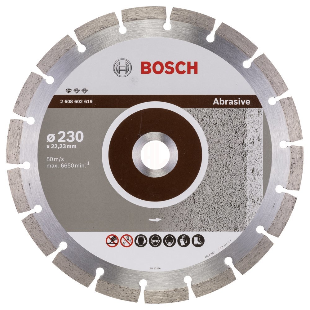 Bosch Elmas Kesme Diski Standard For Abrasive 230x22,23 mm - 2608602619