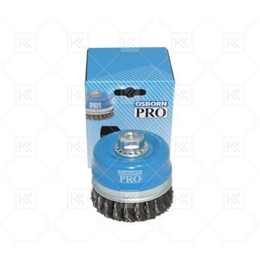 Osborn Pro (Taıfun) Çanak Fırça Vidalı Çelik D100 M14 0.50 8.500