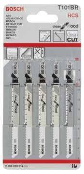Bosch Dekupaj Testere Bıçağı Clean For Wood T 101 BR 100 mm (5 Adet) - 2608630014