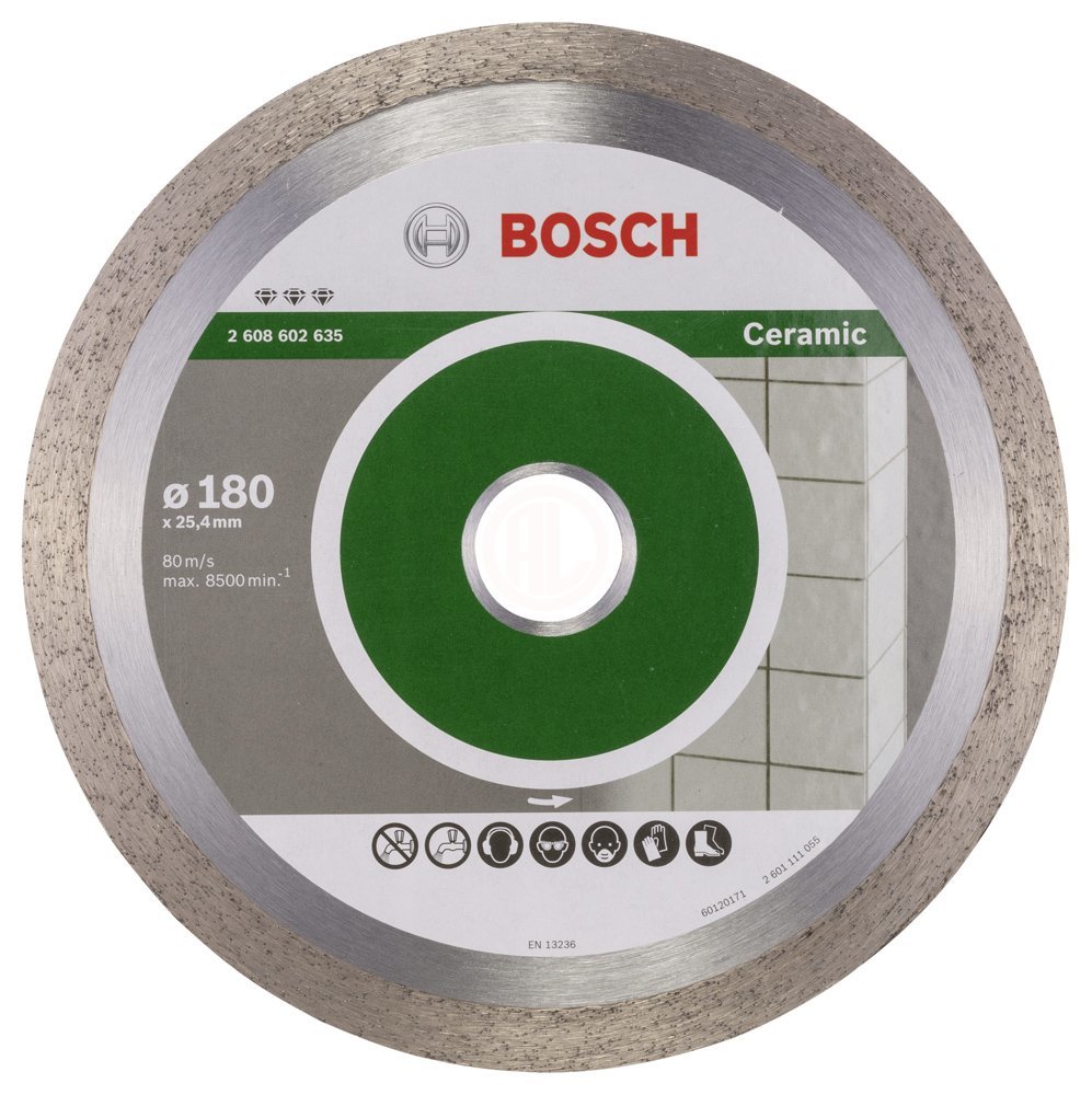 Bosch Elmas Kesme Diski Best For Ceramic 180x25,40 mm - 2608602635