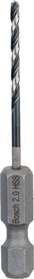 Bosch Metal Matkap Ucu Impact Control HSS Altıgen Şaft 2,0x60 mm - 2608577045