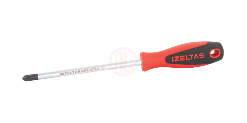 İzeltaş Yıldız Uçlu Tornavida Ergonomik Seri 4,5x100 mm