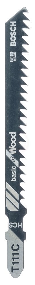 Bosch Dekupaj Testere Bıçağı Basic For Wood T 111 C 100 mm (5 Adet) - 2608630033