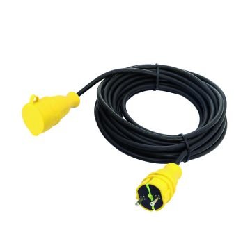 Stanley IP44 Erkek ve Dişi Fiş Kaplinli 25 Metre Uzatma Kablo 3x2.5 mm H07RN-F