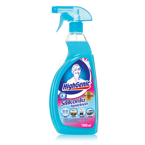 Highgenic SİLİKONLU TEMİZLEYİCİ AHŞAP,CAM,METAL YÜZEY 1000 ML - HG3063