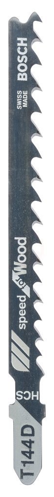 Bosch Dekupaj Testere Bıçağı Speed For Wood T 144 D 100 mm (5 Adet) - 2608630040