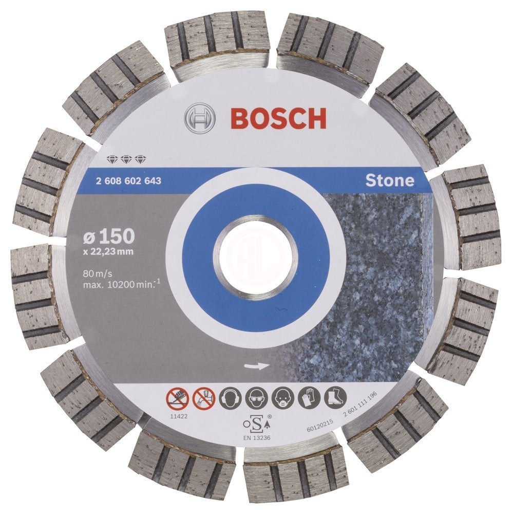 Bosch Elmas Kesme Diski Best For Stone 150x22,23 mm - 2608602643