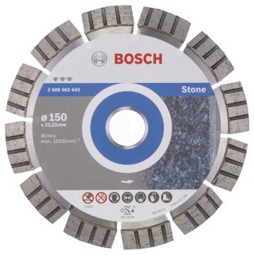 Bosch Elmas Kesme Diski Best For Stone 150x22,23 mm - 2608602643