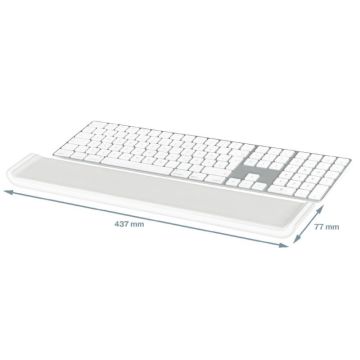 Leitz Ergo Cosy Klavye İçin Ayarlanabilir Bilek Desteği, 65240085, Beyaz