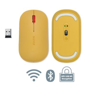 Leitz Cosy Kablosuz Fare, Wireless Mouse, 65310019, Sarı