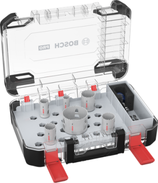 Bosch Aksesuar PRO Multi Material PC-Plus Delik Açma Testeresi Set 9 lu