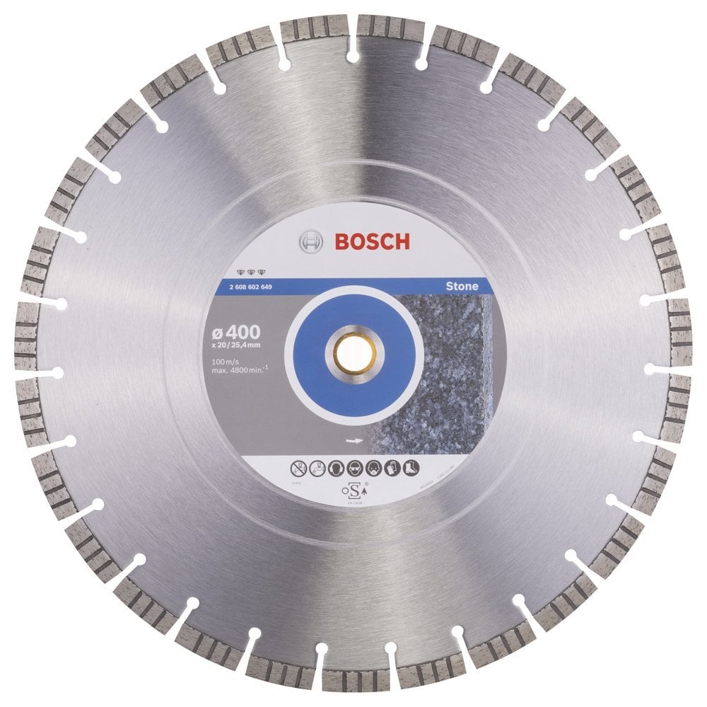 Bosch Elmas Kesme Diski Best For Stone 400x25,40/20 mm - 2608602649