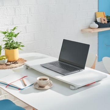 Leitz Ergo Cosy Ayaklı Masa Dönüştürücü, Standing Desk Converter, 65330085, Beyaz