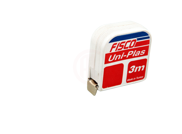 Fisco Çelik Şerit Kısa Metre Uniplas 3 Mt 16 mm
