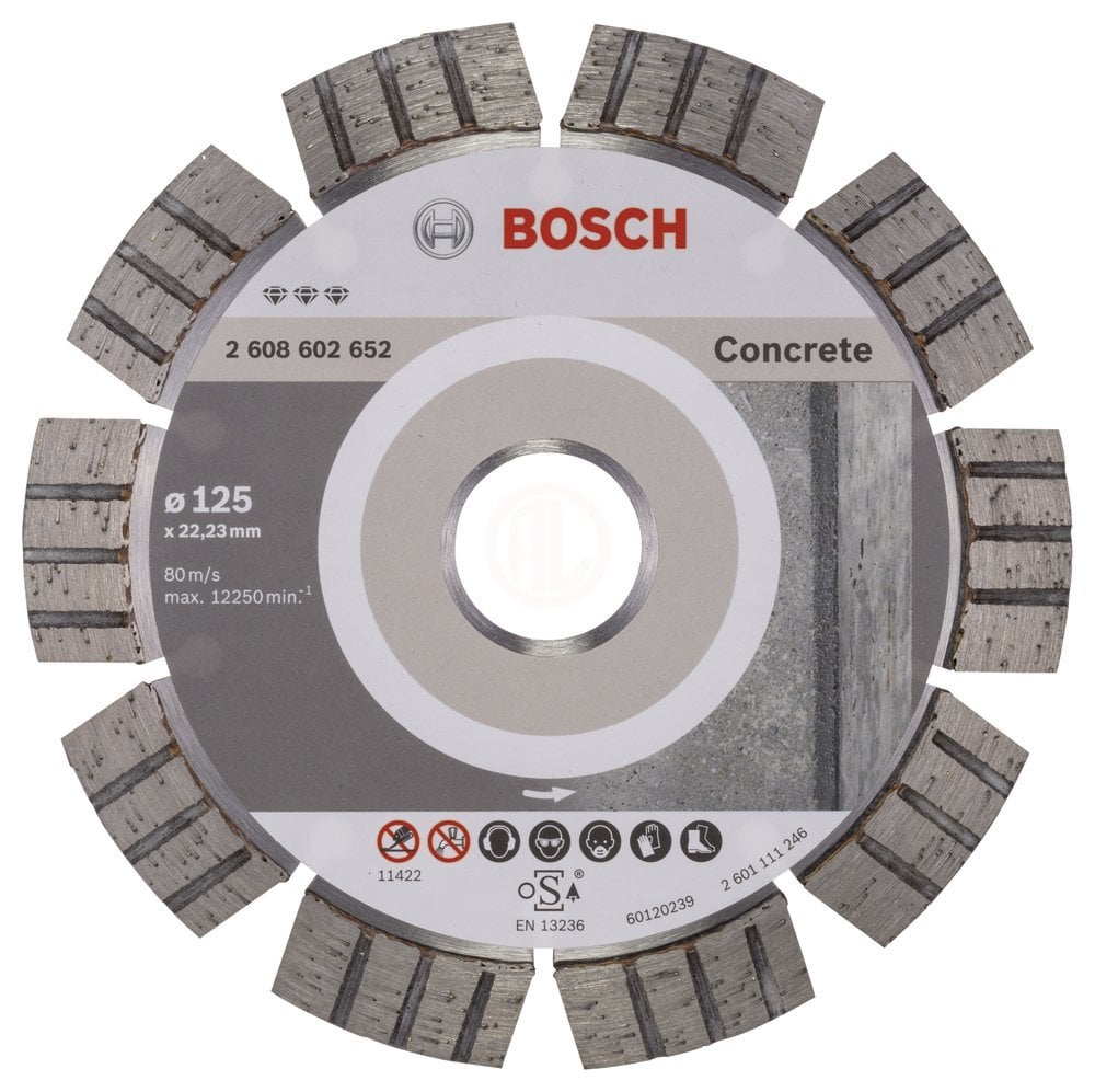 Bosch Elmas Kesme Diski Best For Concrete 125x22,23 mm - 2608602652