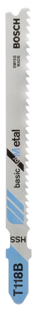 Bosch Dekupaj Testere Bıçağı Basic for Metal T 118 B 92 mm (5 Adet) - 2608631014