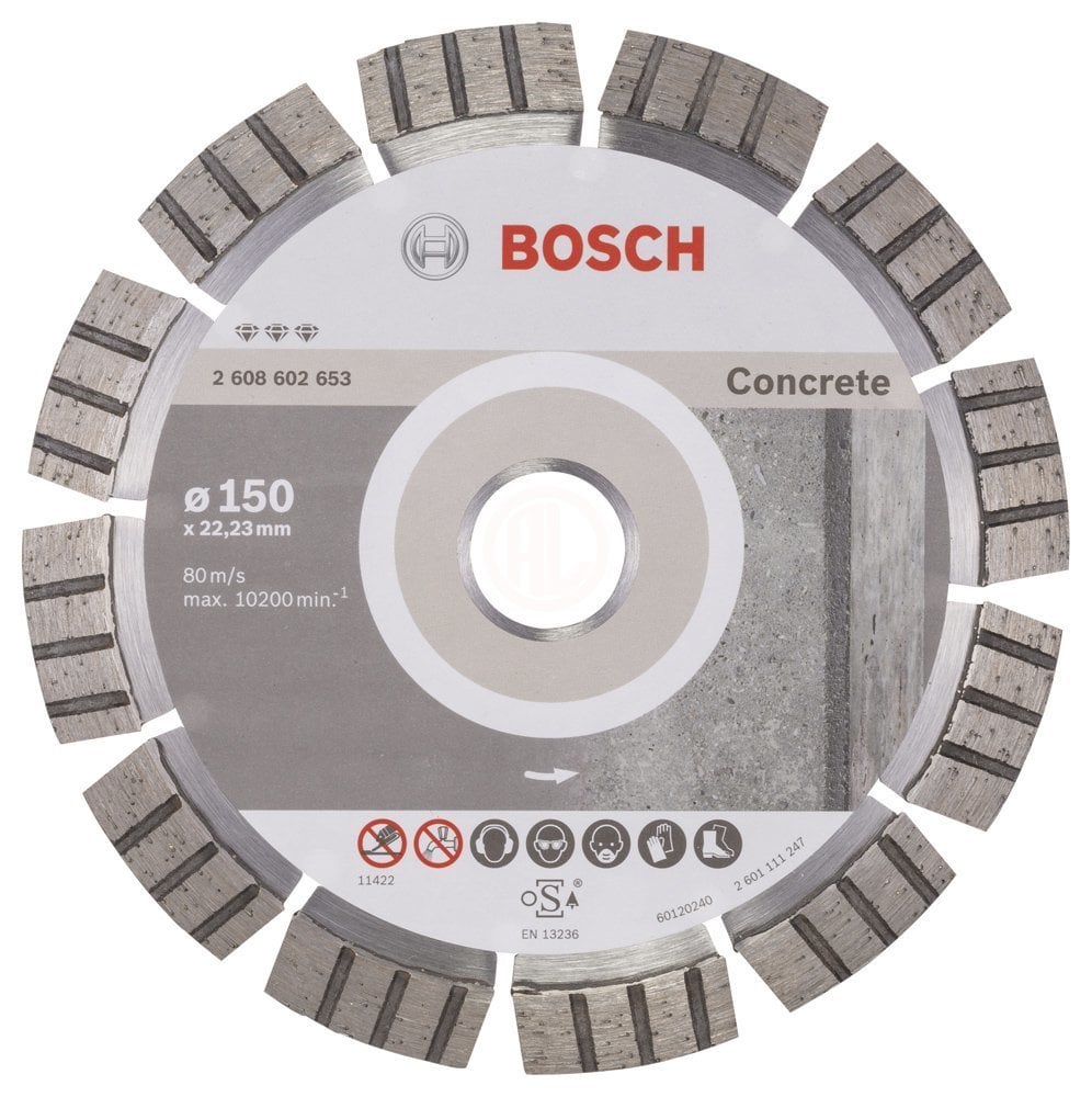 Bosch Elmas Kesme Diski Best For Concrete 150x22,23 mm - 2608602653