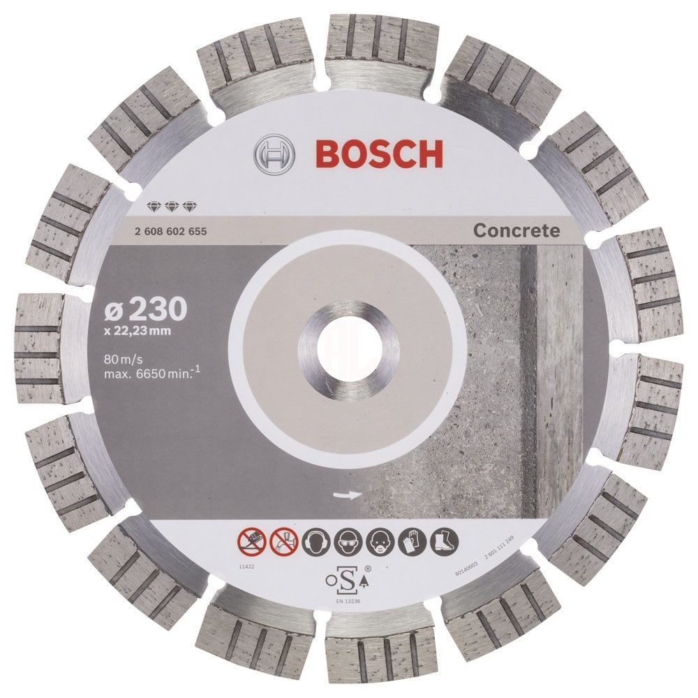 Bosch Elmas Kesme Diski Best For Concrete 230x22,23 mm - 2608602655