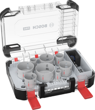 Bosch Aksesuar PRO Multi Material PC-Plus Delik Açma Testeresi Set 11 li