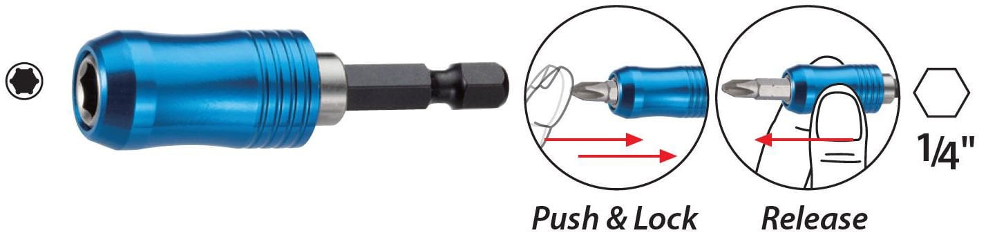 Proscr Hızlı Manyetik Hızlı Bits Tutucu 1/4''X60Mm - PRSC16306
