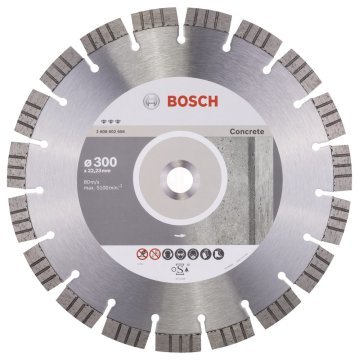 Bosch Elmas Kesme Diski Best For Concrete 300x22,23 mm - 2608602656