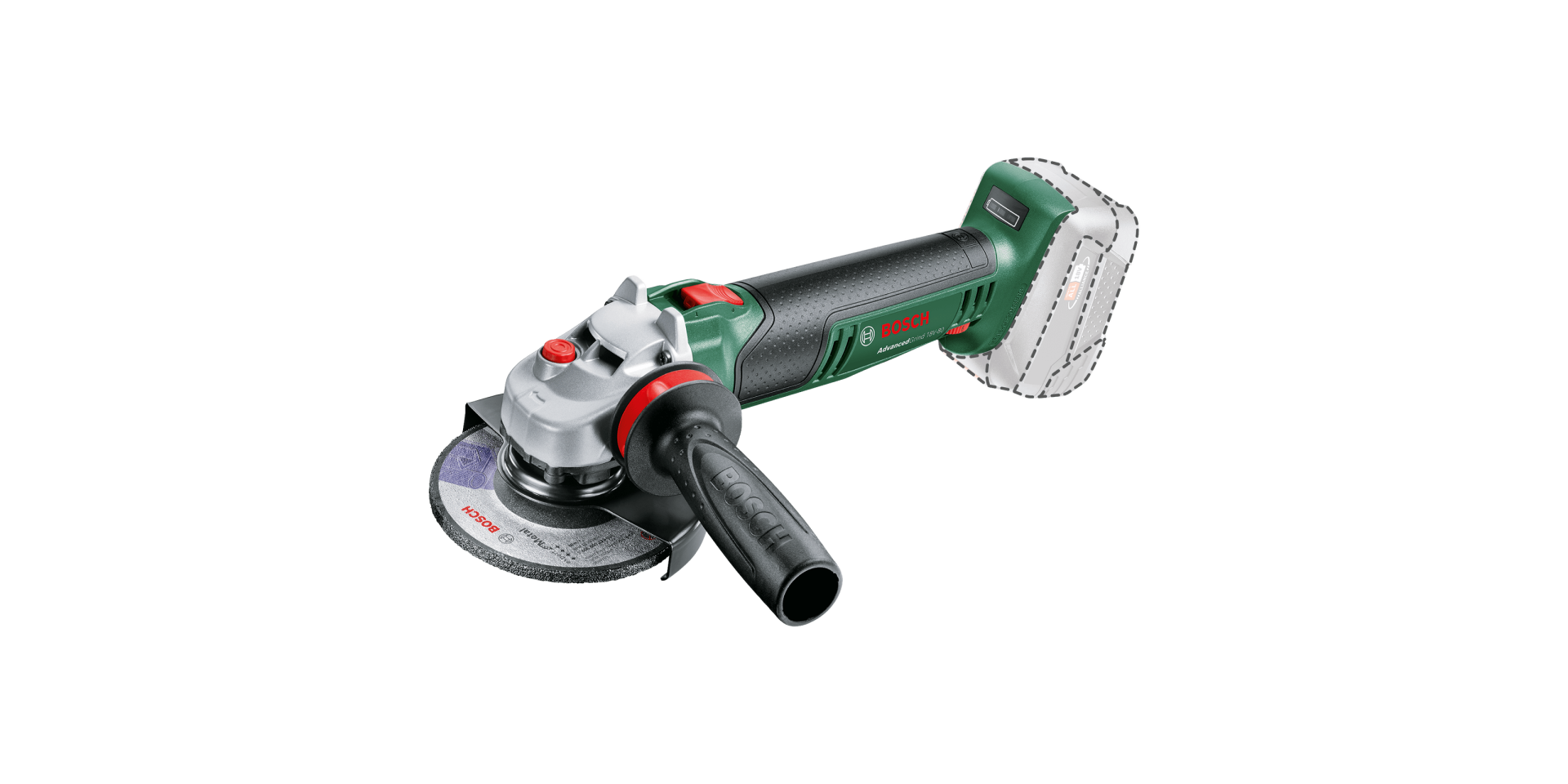 Bosch Akülü Avuç Taşlama Makinesi AdvancedGrind 18V-80 (Aküsüz) (125 mm) - 06033E5100